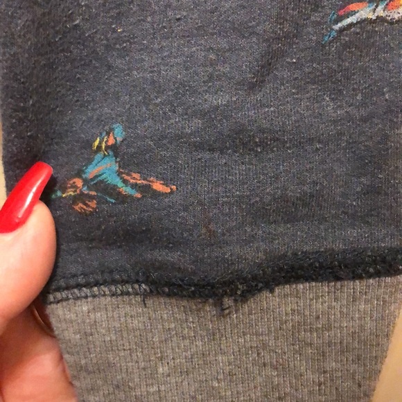 Vans crew neck sweatshirt navy with bird print - Picture 7 of 7
